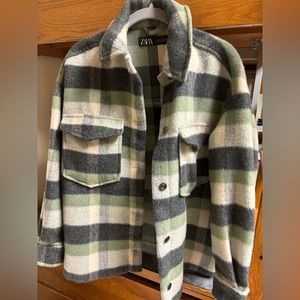Women’s flannel thick jacket